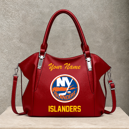 [SUPER SALE] NEW CUSTOMIZED NHL25 NYI NEW YORK ISLANDERS SHOULDER HANDBAG