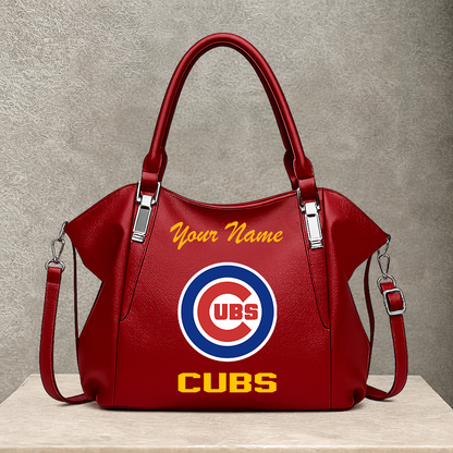 [FLASH SALE] NEW CUSTOMIZED MLB04 CCS CHICAGO CUBS SHOULDER HANDBAG