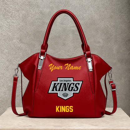 [SUPER SALE] NEW CUSTOMIZED NHL16 LAK LOS ANGELES KINGS SHOULDER HANDBAG