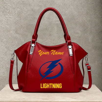 [SUPER SALE] NEW CUSTOMIZED NHL12 TPL TAMPA BAY LIGHTNING SHOULDER HANDBAG
