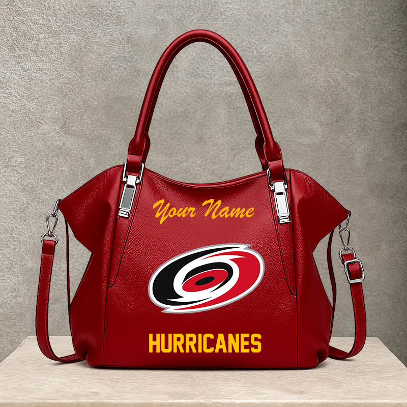 [SUPER SALE] NEW CUSTOMIZED NHL07 CLH CAROLINA HURRICANES SHOULDER HANDBAG
