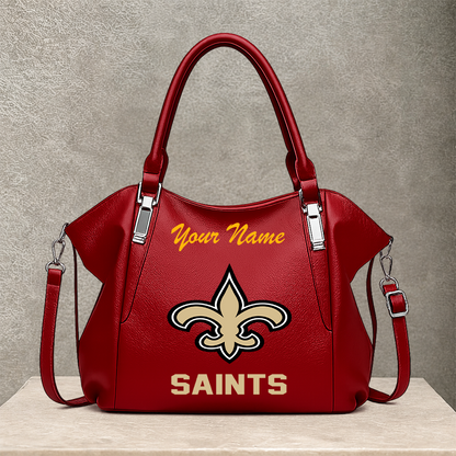[SPECIAL OFFER] NEW CUSTOMIZED NFL24 NOS NEW ORLEANS SAINTS SHOULDER HANDBAG