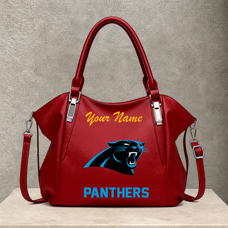 [SPECIAL OFFER] NEW CUSTOMIZED NFL23 CLP CAROLINA PANTHERS SHOULDER HANDBAG