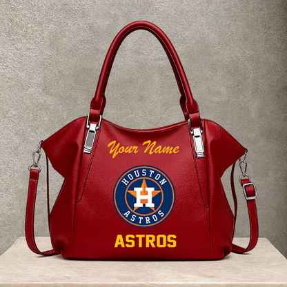 [FLASH SALE] NEW CUSTOMIZED MLB10 HAS HOUSTON ASTROS SHOULDER HANDBAG