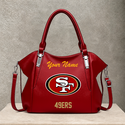 [SPECIAL OFFER] NEW CUSTOMIZED NFL11 SF49 SAN FRANCISCO 49ERS SHOULDER HANDBAG