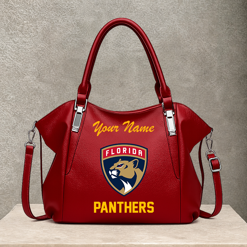 [SUPER SALE] NEW CUSTOMIZED NHL01 FPT FLORIDA PANTHERS SHOULDER HANDBAG