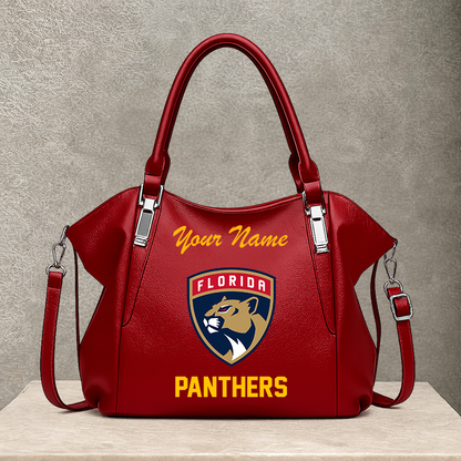 [SUPER SALE] NEW CUSTOMIZED NHL01 FPT FLORIDA PANTHERS SHOULDER HANDBAG