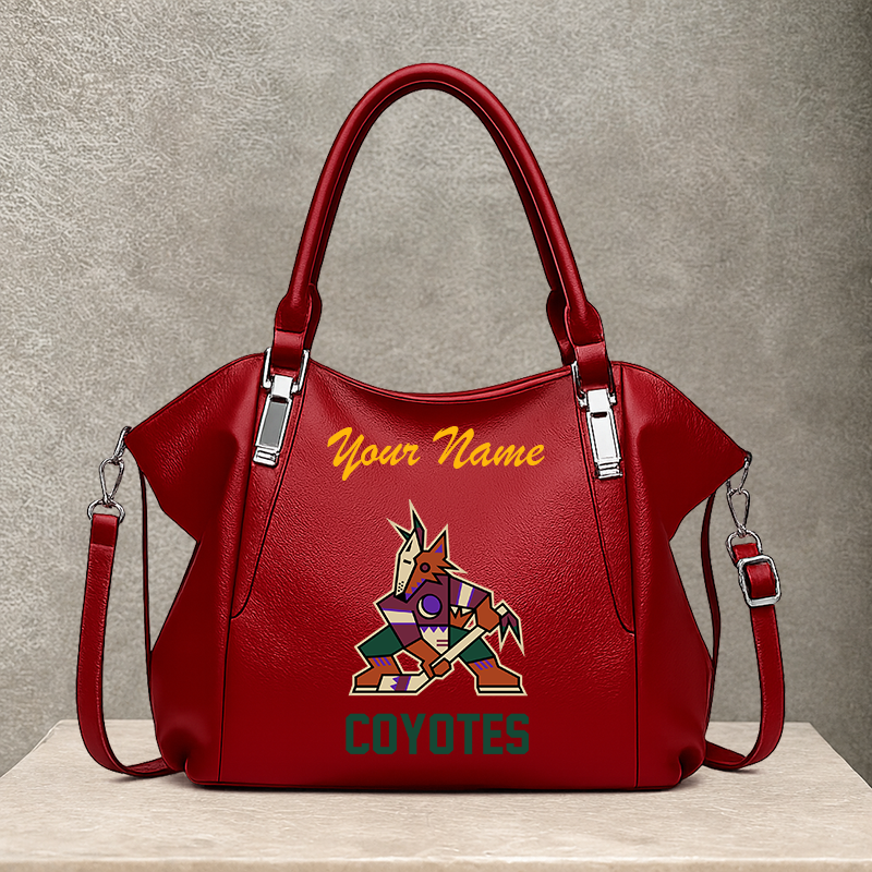 [SUPER SALE] NEW CUSTOMIZED NHL30 AZC ARIZONA COYOTES SHOULDER HANDBAG