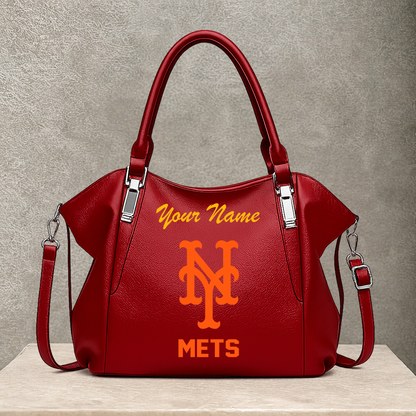 [FLASH SALE] NEW CUSTOMIZED MLB17 NYM NEW YORK METS SHOULDER HANDBAG