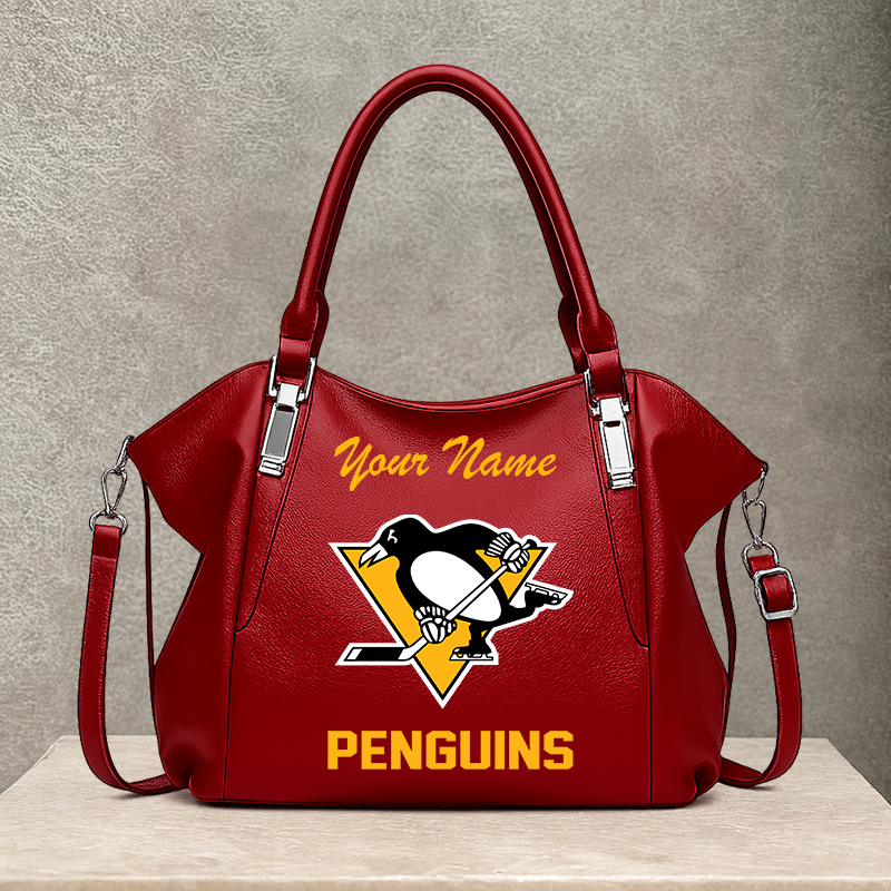 [SUPER SALE] NEW CUSTOMIZED NHL26 PBP PITTSBURGH PENGUINS SHOULDER HANDBAG