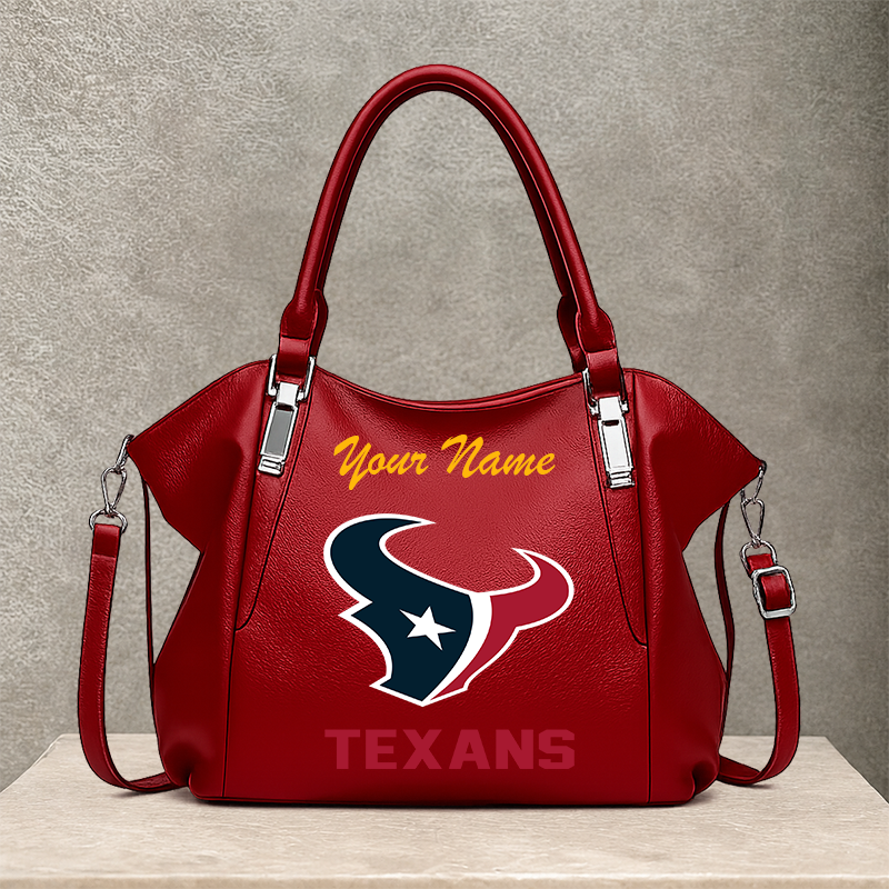 [SPECIAL OFFER] NEW CUSTOMIZED NFL15 HTT HOUSTON TEXANS SHOULDER HANDBAG