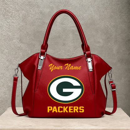 [SPECIAL OFFER] NEW CUSTOMIZED NFL08 GBP GREEN BAY PACKERS SHOULDER HANDBAG