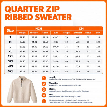 [SPECIAL OFFER] NEW CUSTOMIZED NFL17 IDC INDIANAPOLIS COLTS QUARTER ZIP RIBBED SWEATER