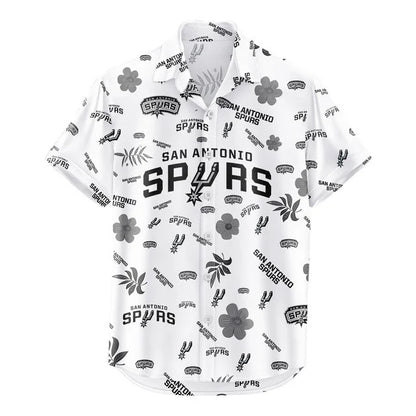 [HOT DEAL] NEW CUSTOMIZED NBA23 SAS SAN ANTONIO SPURS UNISEX HAWAIIAN SHIRT & SHORTS SET