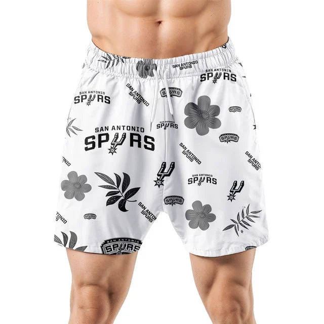 [HOT DEAL] NEW CUSTOMIZED NBA23 SAS SAN ANTONIO SPURS UNISEX HAWAIIAN SHIRT & SHORTS SET
