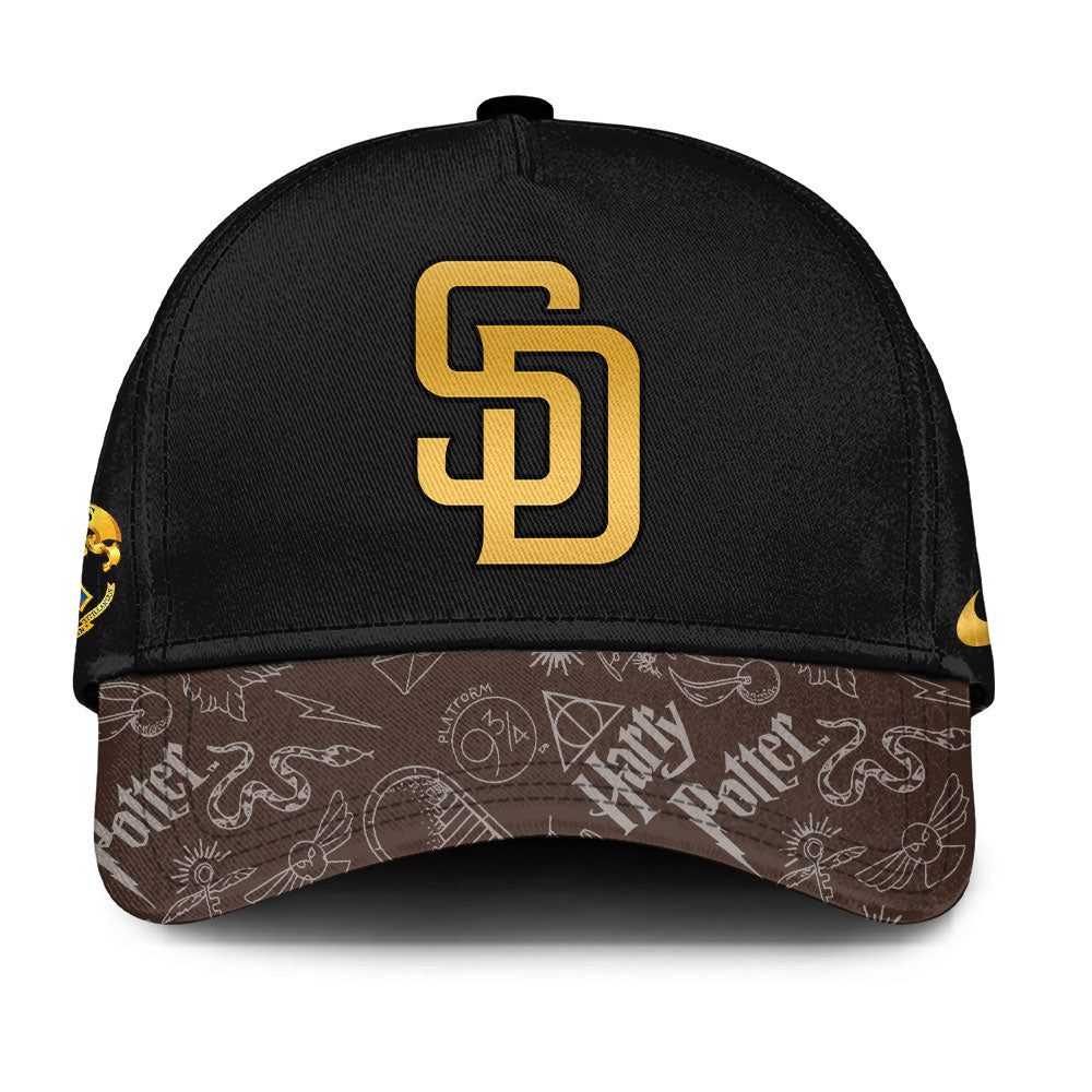 [FLASH SALE] NEW CUSTOMIZED MLB18 SD PADRES x HARRY POTTER BASEBALL JERSEY & CAP