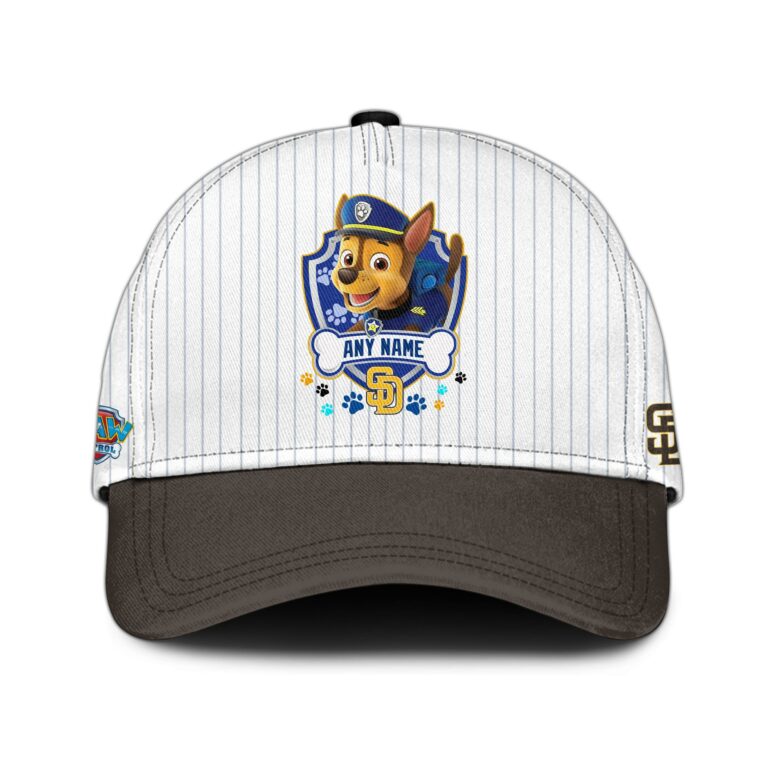 [FLASH SALE] NEW CUSTOMIZED MLB18 SDP SAN DIEGO PADRES x PAW PATROL BASEBALL JERSEY & CAP