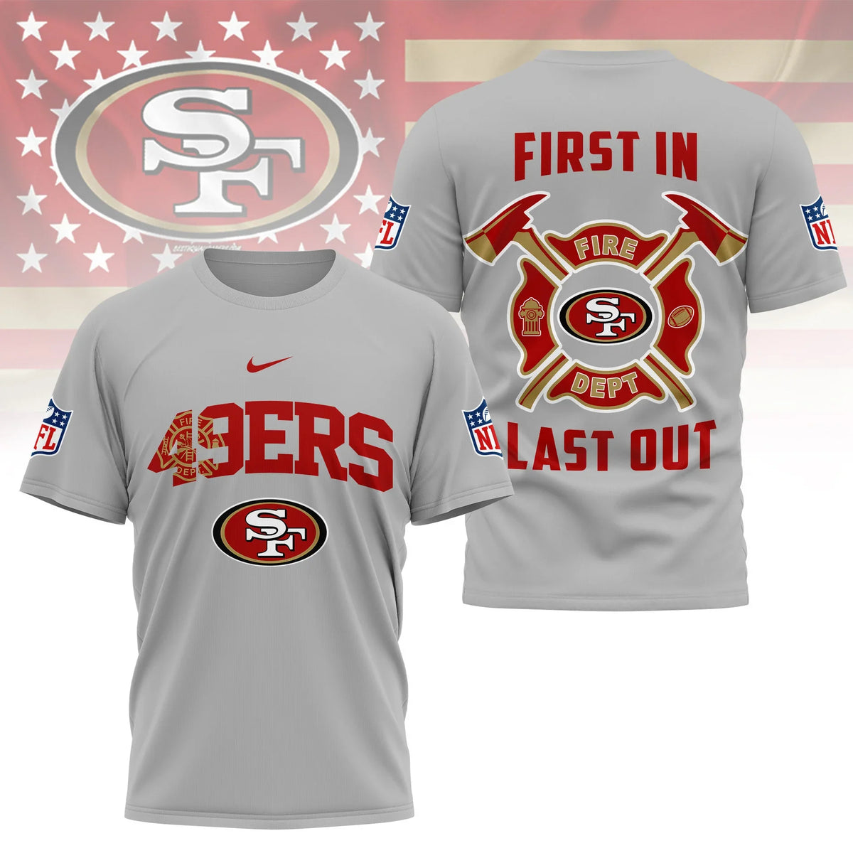 [SPECIAL OFFER] NEW CUSTOMIZED NFL11 SF49 SAN FRANCISCO 49ERS T-SHIRT | MULTIPLE COLORS AVAILABLE