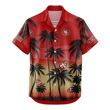 [SPECIAL OFFER] NEW CUSTOMIZED NFL11 SF49 SAN FRANCISCO 49ERS UNISEX HAWAIIAN SHIRT & SHORTS SET