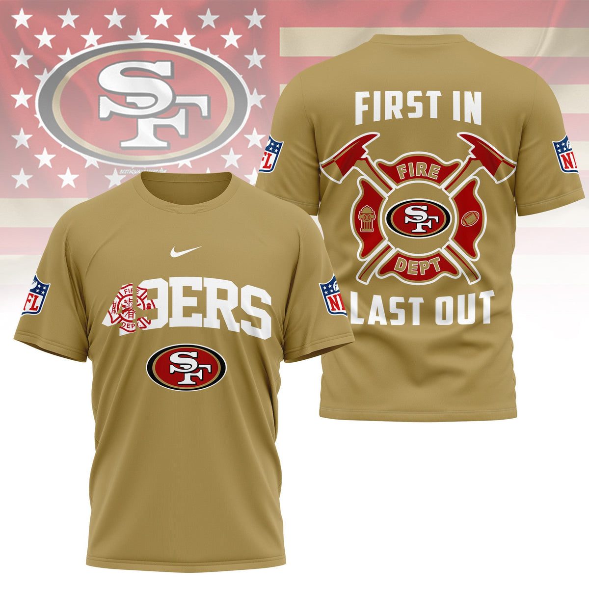 [SPECIAL OFFER] NEW CUSTOMIZED NFL11 SF49 SAN FRANCISCO 49ERS T-SHIRT | MULTIPLE COLORS AVAILABLE