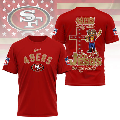 [SPECIAL OFFER] NEW CUSTOMIZED NFL11 SF49 SAN FRANCISCO 49ERS T-SHIRT | MULTIPLE COLORS AVAILABLE