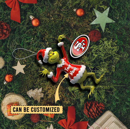 [SPECIAL OFFER] NEW CUSTOMIZED NFL11 SF49 SAN FRANCISCO 49ERS CHRISTMAS ACRYLIC ORNAMENT