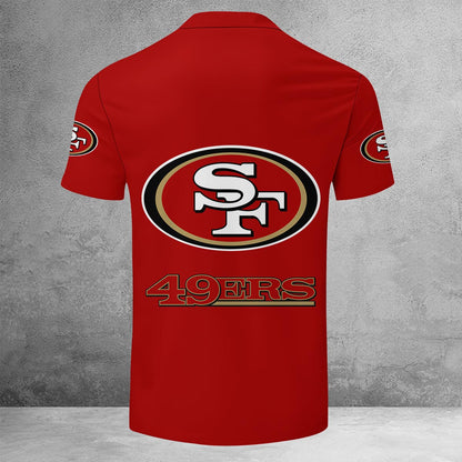 [SPECIAL OFFER] NEW CUSTOMIZED NFL11 SF49 SAN FRANCISCO 49ERS ZIP POLO SHIRT