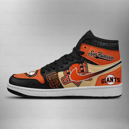 [FLASH SALE] NEW CUSTOMIZED MLB06 SF GIANTS AIR JORDAN SNEAKERS
