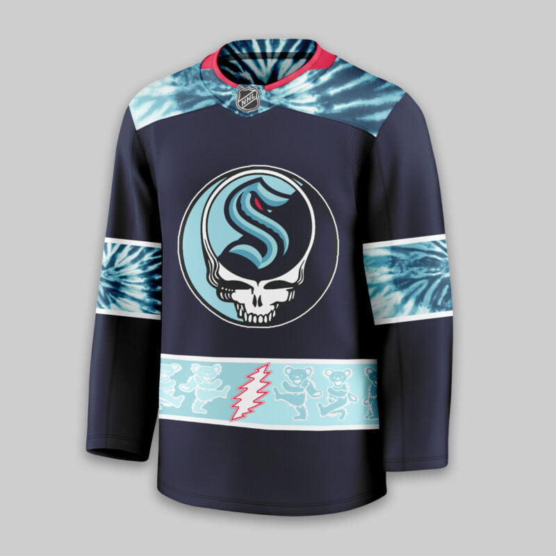 [SUPER SALE] NEW CUSTOMIZED NHL20 SEATTLE KRAKEN UNISEX HOCKEY JERSEY