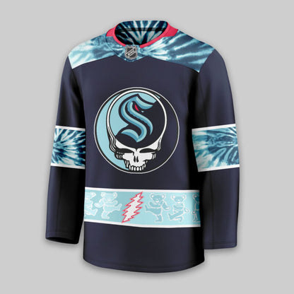 [SUPER SALE] NEW CUSTOMIZED NHL20 SEATTLE KRAKEN UNISEX HOCKEY JERSEY