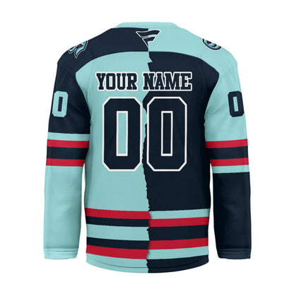 [SUPER SALE] NEW CUSTOMIZED NHL20 SEATTLE KRAKEN UNISEX HOCKEY JERSEY