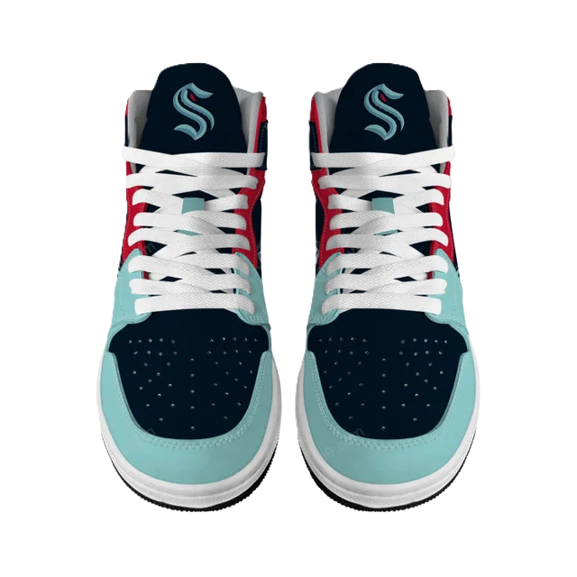 [SUPER SALE] NEW CUSTOMIZED NHL20 ST KRAKEN AIR JORDAN SNEAKERS