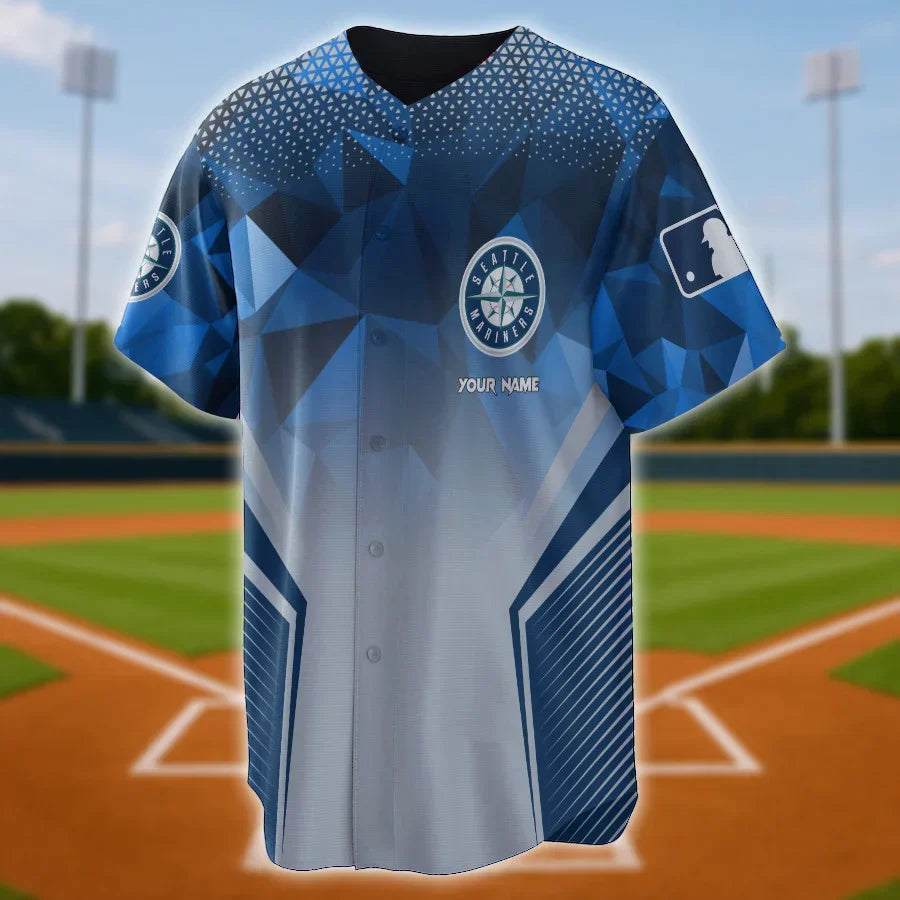 [FLASH SALE] NEW CUSTOMIZED MLB14 ST MARINERS BASEBALL JERSEY
