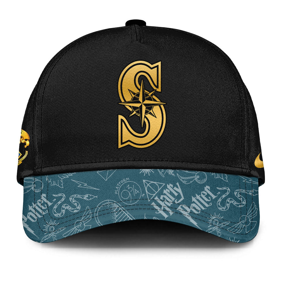 [FLASH SALE] NEW CUSTOMIZED MLB14 ST MARINERS x HARRY POTTER BASEBALL JERSEY & CAP