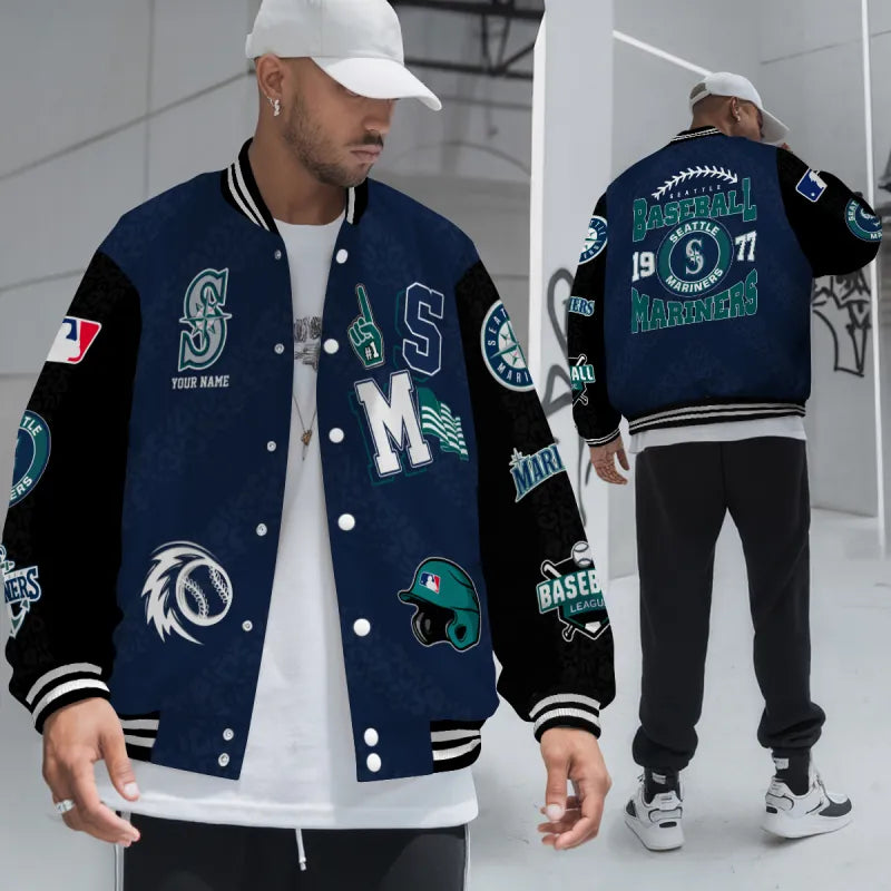 [FLASH SALE] NEW CUSTOMIZED MLB14 SMS SEATTLE MARINERS UNISEX T-SHIRT, POLO, HOODIE & JACKETS