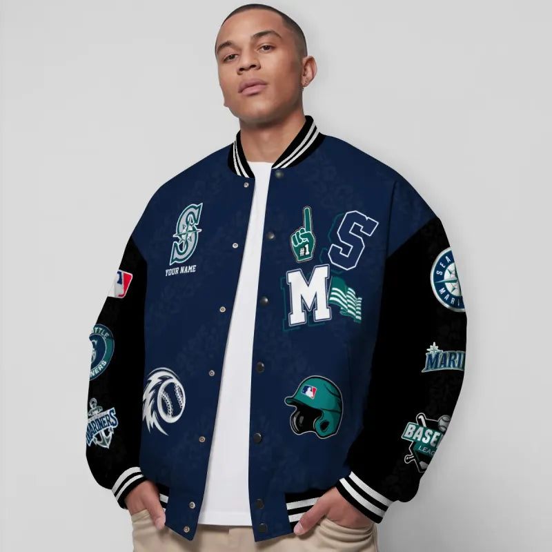 [FLASH SALE] NEW CUSTOMIZED MLB14 SMS SEATTLE MARINERS UNISEX T-SHIRT, POLO, HOODIE & JACKETS