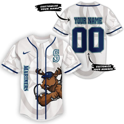 [FLASH SALE] NEW CUSTOMIZED MLB14 ST MARINERS BASEBALL JERSEY