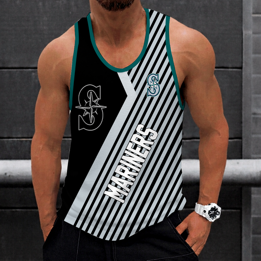 [FLASH SALE] NEW CUSTOMIZED MLB14 SEATTLE MARINERS UNISEX TANK TOP