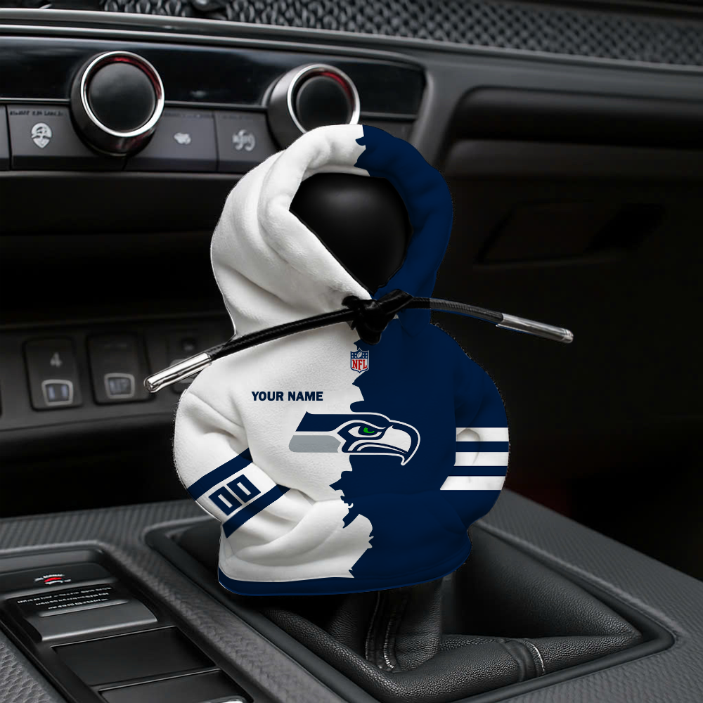 [SPECIAL OFFER] NEW CUSTOMIZED NFL06 SSH SEATTLE SEAHAWKS CAR HOODIE SHIFT KNOB