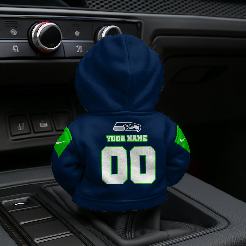 [SPECIAL OFFER] NEW CUSTOMIZED NFL06 SSH SEATTLE SEAHAWKS AUTOMOTIVE HOODIE SHIFT KNOB COVER