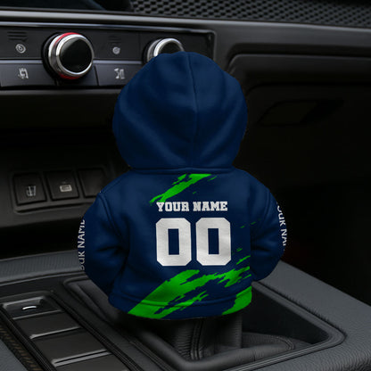 [SPECIAL OFFER] NEW CUSTOMIZED NFL06 SSH SEATTLE SEAHAWKS CAR HOODIE SHIFT KNOB COVER