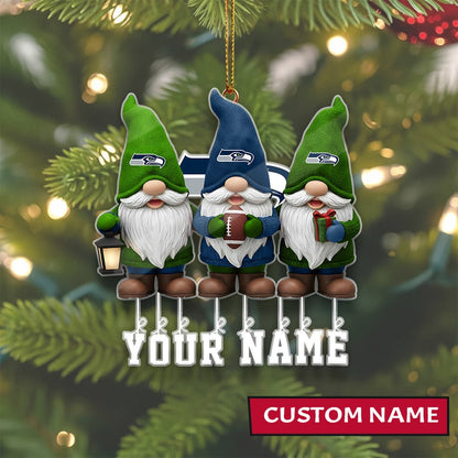 [SPECIAL OFFER] NEW CUSTOMIZED NFL06 SSH SEATTLE SEAHAWKS CHRISTMAS ACRYLIC ORNAMENT