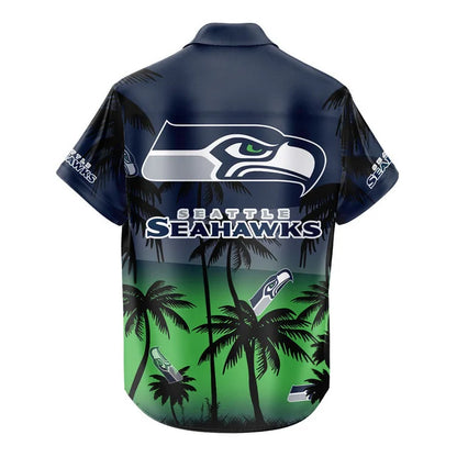 [SPECIAL OFFER] NEW CUSTOMIZED NFL06 SSH SEATTLE SEAHAWKS UNISEX HAWAIIAN SHIRT & SHORTS SET