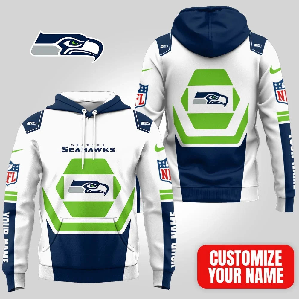 [SPECIAL OFFER] NEW CUSTOMIZED NFL06 SSH SEATTLE SEAHAWKS T-SHIRT, HOODIE & ZIP HOODIE