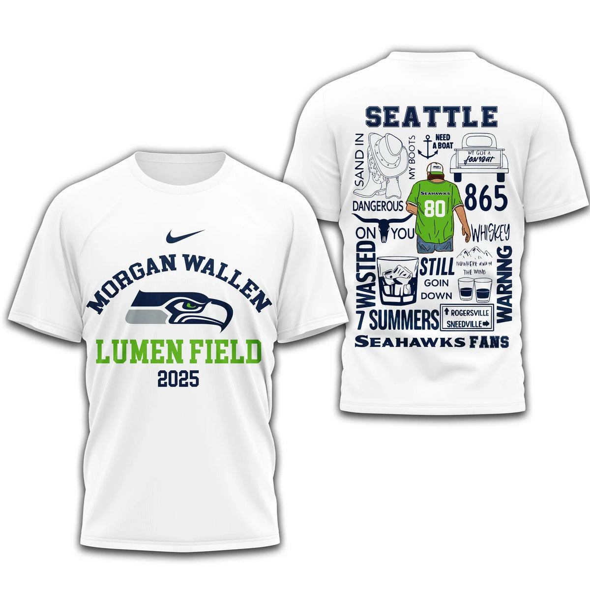 [SPECIAL OFFER] NEW CUSTOMIZED NFL06 SSH SEATTLE SEAHAWKS T-SHIRT | MULTIPLE COLORS AVAILABLE