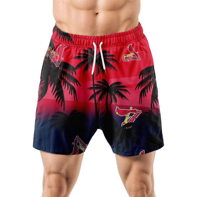 [FLASH SALE] NEW CUSTOMIZED MLB24 SLC ST. LOUIS CARDINALS UNISEX HAWAIIAN SHIRT & SHORTS SET