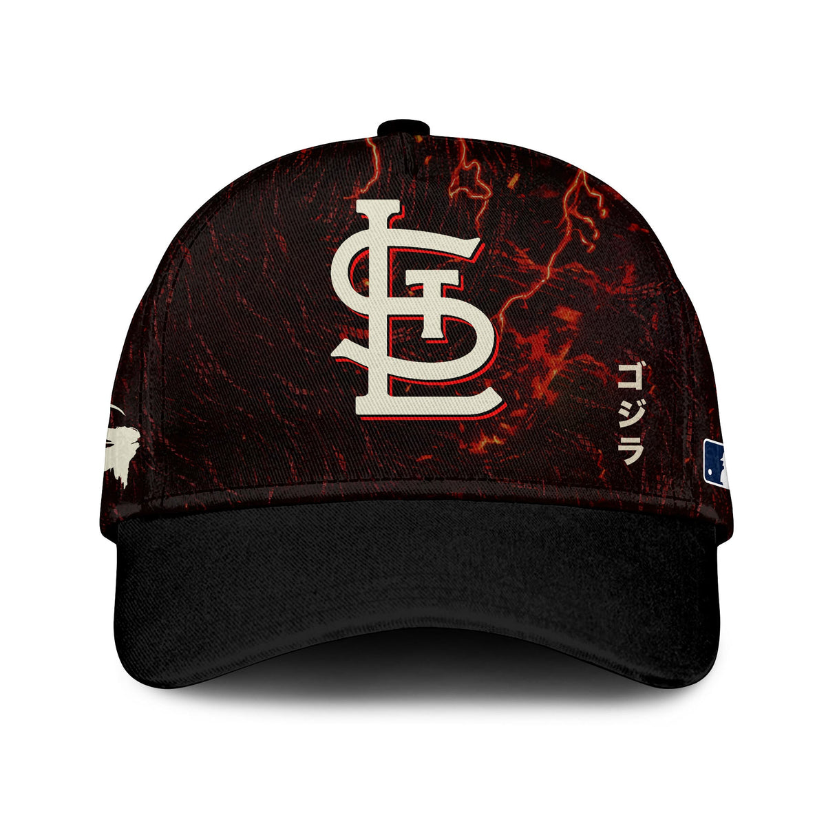 [FLASH SALE] NEW CUSTOMIZED MLB24 SLC ST. LOUIS CARDINALS x GODZILLA BASEBALL JERSEY & CAP