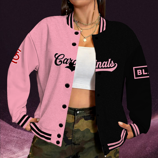 [FLASH SALE] NEW CUSTOMIZED MLB24 SLC ST. LOUIS CARDINALS SATIN VARSITY & BASEBALL JACKET