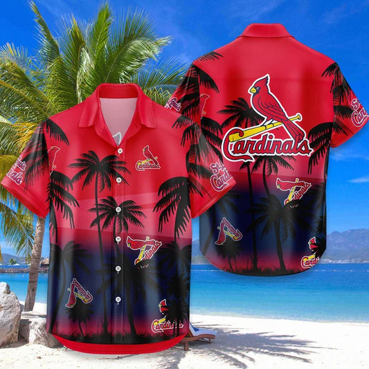 [FLASH SALE] NEW CUSTOMIZED MLB24 SLC ST. LOUIS CARDINALS UNISEX HAWAIIAN SHIRT & SHORTS SET