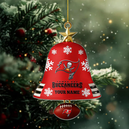 [SPECIAL OFFER] NEW CUSTOMIZED NFL10 TBB TAMPA BAY BUCCANEERS CHRISTMAS ACRYLIC ORNAMENT
